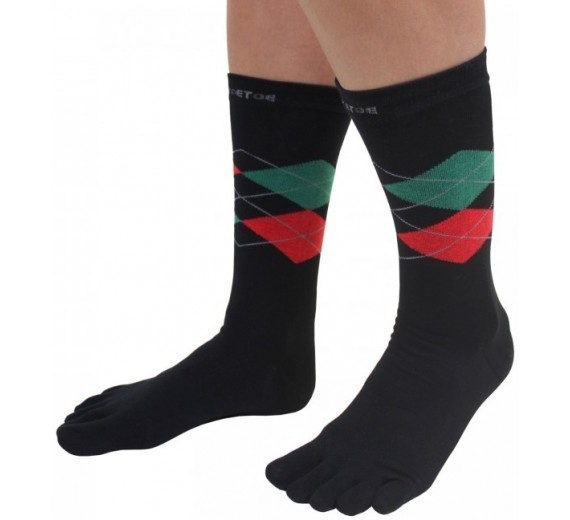 ToeToe Men Argyle tåstrømper - Str. 41-48