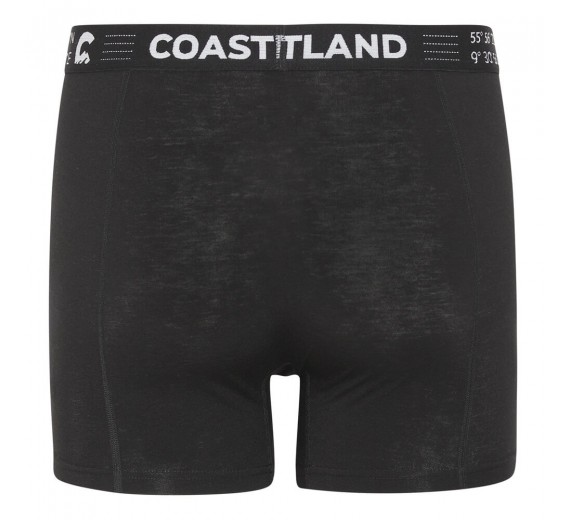 Sorte Coastland uld-boxershorts, X-Large