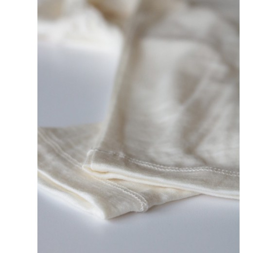 Uld top med smalle stropper, damer, JBS of Denmark, Ivory, str. large