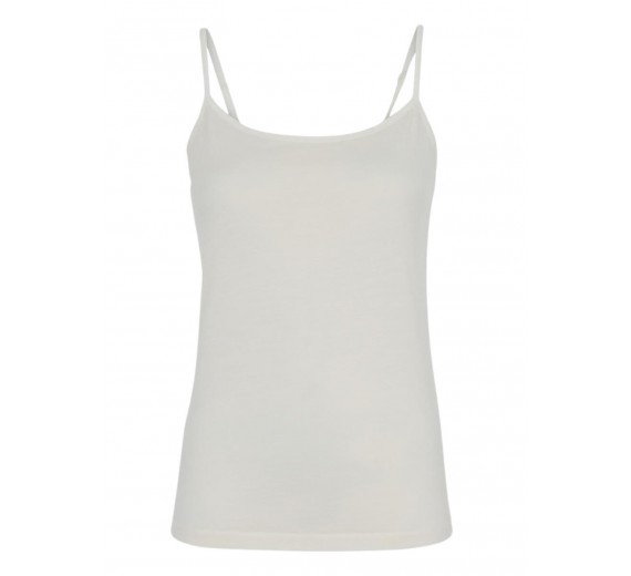 Uld top med smalle stropper, damer, JBS of Denmark, Ivory, str. large