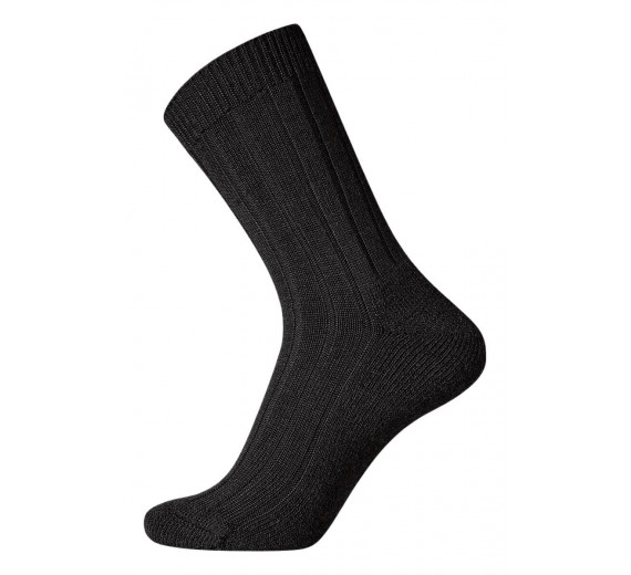 Sorte Egtved Uldsokker "Heavy" - Str. 45-48