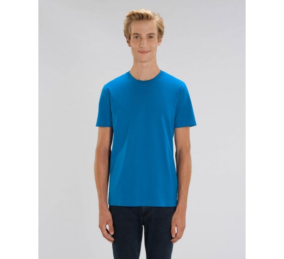 TshirtIkologiskBomuldRoyalBlueUnisexModelStrSmall-01
