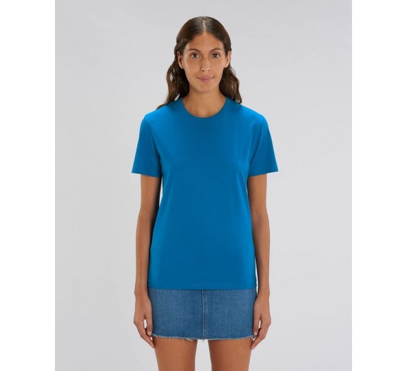 T-shirt I Økologisk Bomuld, Royal Blue, Unisex Model, Str. Small