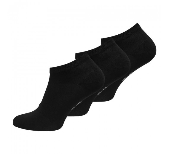 3-pak bambus ankelstrømper (korte), sort, str. 35-38