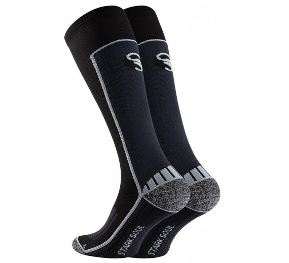 Stark Soul sports kompressions strømper - Sort/Grå str. 35-38