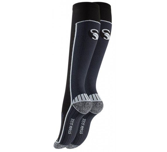 Stark Soul sports kompressions strømper - Sort/Grå str. 35-38