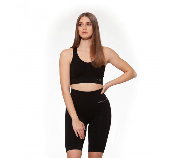 Microfiber Træningshorts fra Stark Soul - Sort str. Small