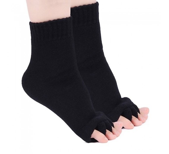 YogaSleep Massage Tåstrømper Sort Str. 35-46