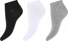 DECOY sneaker socks bamboo 3pk - Mix