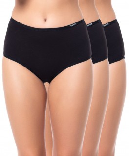 3-Pak Maxi Brief Trusser, Sort