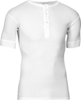 JBS Original T-Shirt Med Knapper, Hvid str. 2X-Large