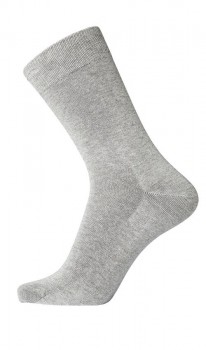 Lysegrå Egtved Strømper i 100% Bomuld - Str. 45-48