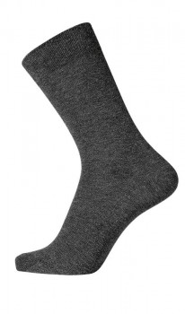 Mørkegrå Egtved Strømper i 100% Bomuld - Str. 45-48