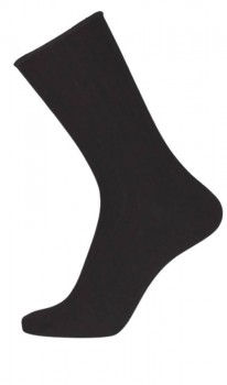 Sorte Egtved Uldstrømper "Uden Elastik" Str. 36-41