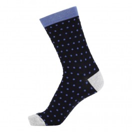 CPH Socks Comp- Herrestrømper - Prikkede Blå CPH Socks Comp- Herrestrømper - Prikkede Blå