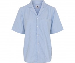 Bambus Nat-Skjorte M. Korte ærmer Dame, Lyseblå JBS of Denmark Str. X-Large