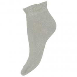 Decoy Glitter Ancle Sneaker Socks - Lys Grøn Str. 37-41