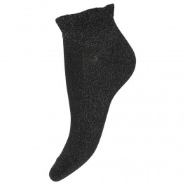 Decoy Glitter Ancle Sneaker Socks - Sort