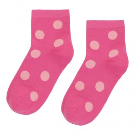 Korte ankelstrømper fra Socks CPH - Pink Dot str. 36-39