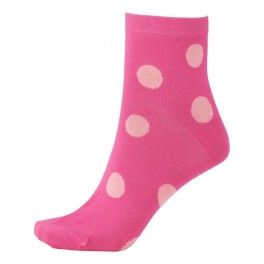 Korte ankelstrømper fra Socks CPH - Pink Dot