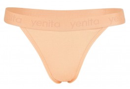 G-streng trusser i bambus, nude, str. XL