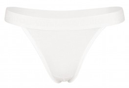 G-streng trusser i bambus, hvid, str. XL