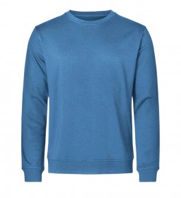 Bambus Sweatshirt Til Mænd, Resteröds, Blå, Str. Large