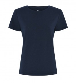 Bambus t-shirt med rund hals til kvinder, JBS of Denmark, Navy