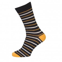 3-pak Socks CPH Sokker Med Orange Striber 40-47