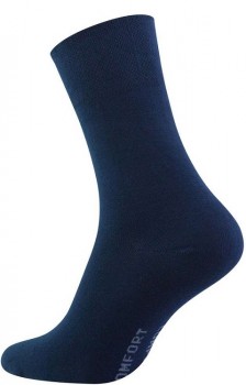 Navy Diabetes Strømper - Str. 39-42