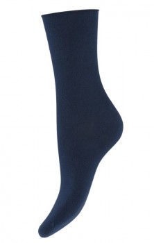 Blå Decoy Bambusstrømper - Str. 37-41