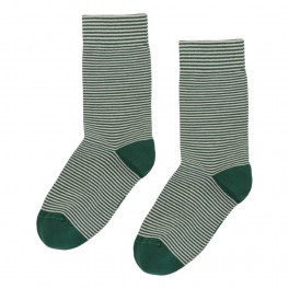 Bomulds Strømpe fra Socks CPH - Grøn Striber str. 36-39
