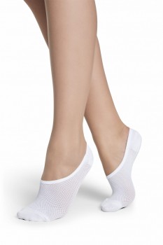 5-pak Decoy Quick Dry Microfiber Footies - Hvid str. 36-38