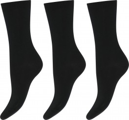 DECOY ankle sock orgcotton 3pk - Sort str. 37-41