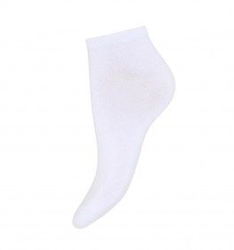 5-pak Decoy Bambus Ankelstrømper Til Damer, Hvid, Str. 37-41