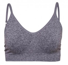 Decoy BH-top med smalle stropper, grå, str. large