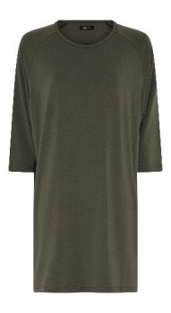 Decoy bambus natkjole med 3/4-ærme - Grøn str. X-Large