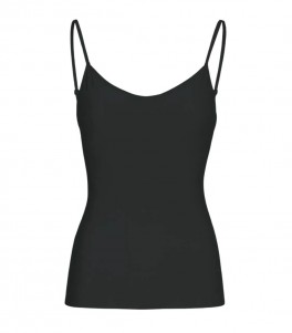 Decoy Shapewear Top, Sort, Str. Large