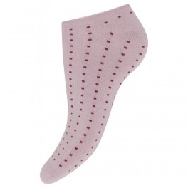 Decoy Sneaker Sock Bamboo - Rosa Dot