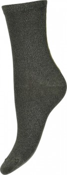 Decoy glimmerstrømper, viskose, grøn, str. 37-41