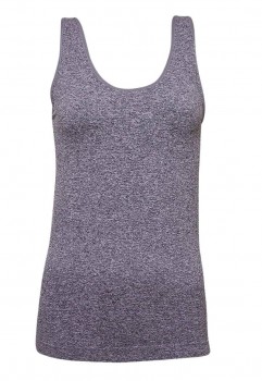 Decoy top med brede stropper, dame, grå, str. large