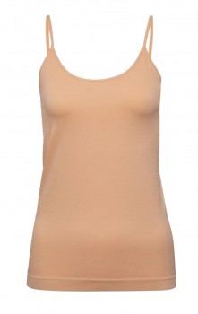 Decoy top med smalle stropper, nude