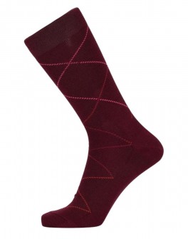 Bordeaux Egtved Bambusstrømper Med Terner Str. 40-45