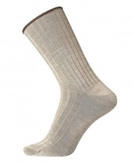Egtved Uldsokker "Uden Elastik", Lys Beige, str. 40-45