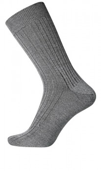 Grå Egtved Uldstrømper i 100% uld Str. 38-40