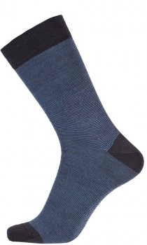 Blå Egtved Twin Sock Uldsokker