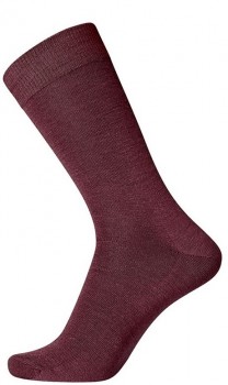 Mørkerøde Egtved Twin Sock Uldstrømper Str. 40-45