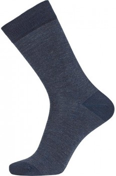 Navy Blå Egtved Twin Sock Uldsokker