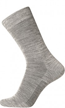 Lysegrå Egtved Uldstrømper "Ventilated Sole" Str. 40-45