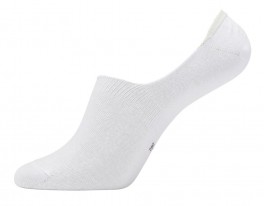 Hvide footies i økologisk bomuld, CPH Sock Company, str. 36-40